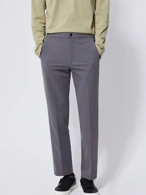 FYNE Grey Hidden Drawstring Performance Water Repellent Pants/22474